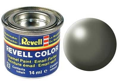 Gri verzui mat matasos RAL 6013, vopsea email 14 ml