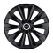 Set 4 Capace Roti, potrivite jantelor de R15, pentru Volvo, model delta negru