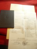 Diploma de Inginer in Agriculturasi Anexe Zootehnie 1958 Inst.Agr.N.Balcescu Buc