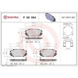 Placute frana Bentley Flying Spur (4w) 03.13-; Chevrolet Malibu (V300) 01.12-; Opel Insignia (G09) 07.08-03.17, Insignia A Country Tourer (G09) 07.08, BREMBO
