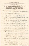 A1795 Semnătură olografă Octavian Rusu vicepreședinte ASTRA, 1923, Sibiu, pe act cu antet ASTRA