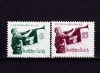 ✅ (S44) Germania Reich 1935 - &quot;Intalnirea Mondiala a membrilor Hitler Jugend&quot; ,serie Mi.584/585 , MLH, Nestampilat