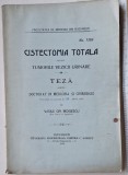 Cistectomia totală &ndash; teză doctorat medicină București 1913, Vasile Gr. Moisescu