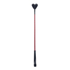 Cravasa Heart Crop Polished Grain Leather 70cm