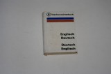 Englisch deutsches - Deutsch englisch worterbuch - Walter Schmidt - 1969