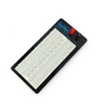 Placa de test breadboard 65x80 mm 1360 orificii + cabluri de alimentare
