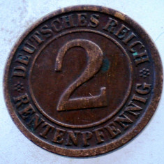 7.696 GERMANIA WEIMAR 2 RENTENPFENNIG 1924 E