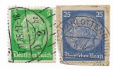 Germania - Paul von Hindenburg - Desen nou, 1932 - valori obliterate