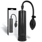 Pompa Sexuala, pentru Marirea Penisului, Stimularea Erectiei, Ejaculare Intarziata, Silicon Medical, Rezistent la Apa, Fara BPA, 20 x 6.5 cm, Negru/Tr