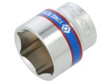 Cap tubular 6-puncte 24mm 3/8 scurt KING TONY