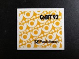 Carnet timbre Germania CeBIT '93 Postdienst Bustul lui Nefertiti - A583