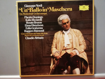 Verdi &amp;ndash; Un Ballo in Maschera &amp;ndash; 3LP Deluxe Box Set (1981/Polydor/RFG) - Vinil/NM+ foto