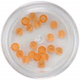 Cumpara ieftin Decorațiuni portocalii pentru unghii, 3mm - strasuri rotunde