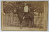 FOTOGRAF H. SCHILLER , TARGOVISTE , OFITER CALARE PE CAL , FOTO CABINET , SFARSITUL SEC. XIX