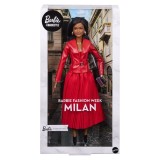 BARBIE SIGNATURE SAPTAMANA MODEI LA MILANO PAPUSA BARBIE TINUTA ROSIE