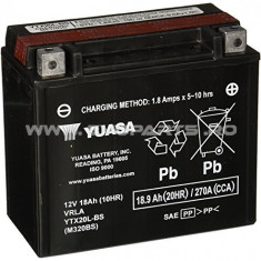 Baterie YUASA AGM 12V 18AH (YTX20L-BS) Fara Intretinere