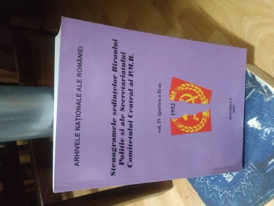 Stenogramele sedintelor Biroului foto