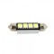Led bec T10x39 4x5050 alb rece CanBus blister