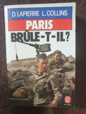 D. Lapierre, L. Collins - Paris brule-t-il? foto