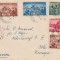 1951 Romania - Plic circulat cu seria completa GMA si FGMA