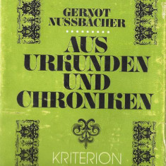 Aus Urkunden und Chroniken. Band 1 - Beiträge zur siebenbürgischen Heimatkunde