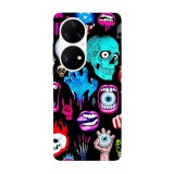Husa compatibila cu Huawei Nova Y70 model I got eyes on you, Silicon, TPU, Viceversa, Transparent, Carcasa