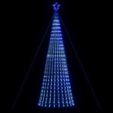vidaXL Pom de Crăciun LED 1028 LED-uri Albastru 403 cm