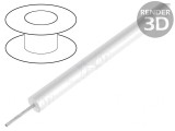 Cablu HookUp Wire Litat Silicon Alb 30,5m