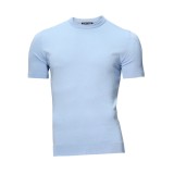 Tricou barbati bleu tricotat TR11