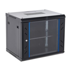 Rack perete 9U 19&amp;#039; 600x450, negru, seria economica - ASYTECH Networking ASY-9U-6045WL SafetyGuard Surveillance foto