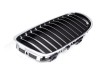 Grila radiator Bmw Seria 3 (E90/E91), 08.2008-06.2012, montare fata, stanga, cromat/negru, RapidAuto