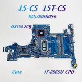 Placa de baza Laptop, HP, Pavilion 15-CS, 15T-CS, TPN-Q208, G7BD (2G), DAG7BDM8F0, Intel I7-8565U, SRFFW, Nvidia GeForce MX150, N17S-G1-A1, 4GB DDR5,