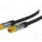 Cablu adaptor coaxiala 9,5mm mufa, din ambele par&amp;#355;i, 2m, 75&Omega;, Goobay - 70664