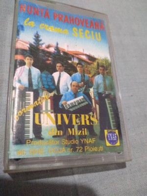 CASETA AUDIO NUNTA PRAHOVEANA -FORMATIA UNIVERS ORIGINALA foto
