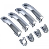 Set de 4 manere exterioare de usa din crom pentru &icirc;nlocuire, potrivit pentru VW Bus T5 03-09 Multivan Performance AutoTuning