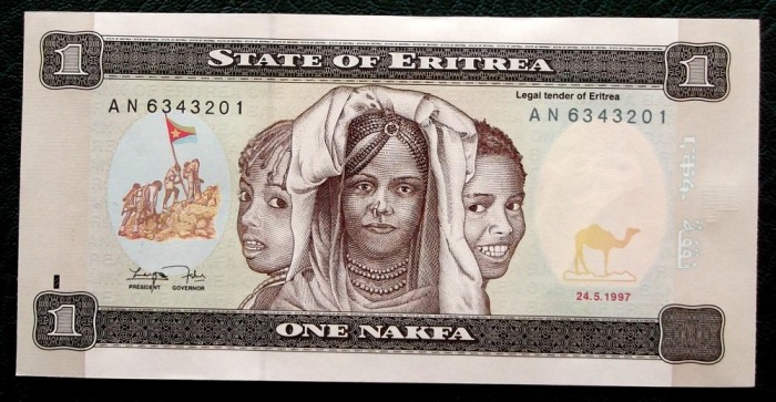 Eritrea 1 Nakfa 1997 UNC necirculata **