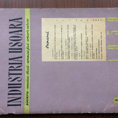 revista industria usoara nr. 1 1959 RPR pielarie cauciuc sticla ceramica casnice
