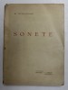 Sonete G. Tutoveanu, Editie Interbelica Bucovina, Coperta Originala