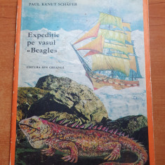 carte pentru copii - expeditia pe vasul beagle - din anul 1971