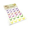 Stickere tip slider design french-ombr&eacute; colorate