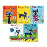 Pete the Cat Series 5 Books Collection Set
