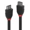 Cablu Lindy 0.5m HiSpd HDMI, Bllack Line