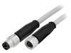 Cablu senzori/automatizări M8-M8 Tată-Mamă 3 Pin