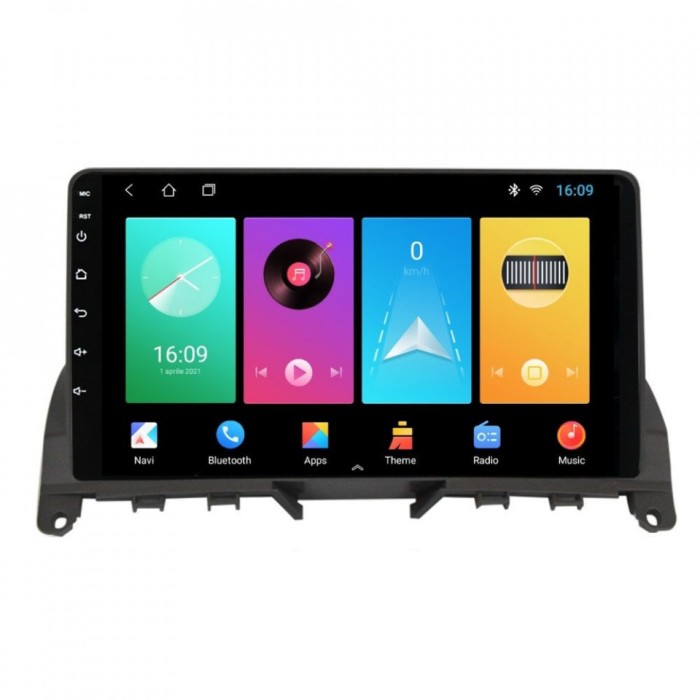 Navigatie dedicata cu Android Mercedes C-Class W204 2007 - 2011, 2GB RAM, Radio