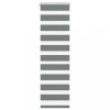 Jaluzea Zebra vidaXL Gri &Icirc;nchis 50x100cm, Poliester, Montaj Fără Găurire, Siguranță Copii