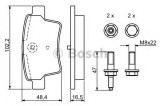 Set placute frana,frana disc CITROEN C4 Grand Picasso I (UA) (2006 - 2016) BOSCH 0 986 494 199
