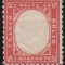 Italy 1862 King Viktor Emanuel II, 40c red carmine, Mi.11 K:11.5 MH AM.228