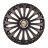 Set 4 Capace Roti, potrivite jantelor de R14, pentru Alfa Romeo, model dino Negru, Autohelix MSA