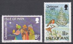 Isle of Man 1982 - Timbre de Crăciun, MNH