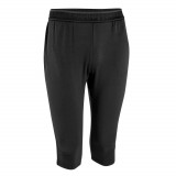 Pantalon 3/4 Fotbal CLR Negru Adulți, Kipsta